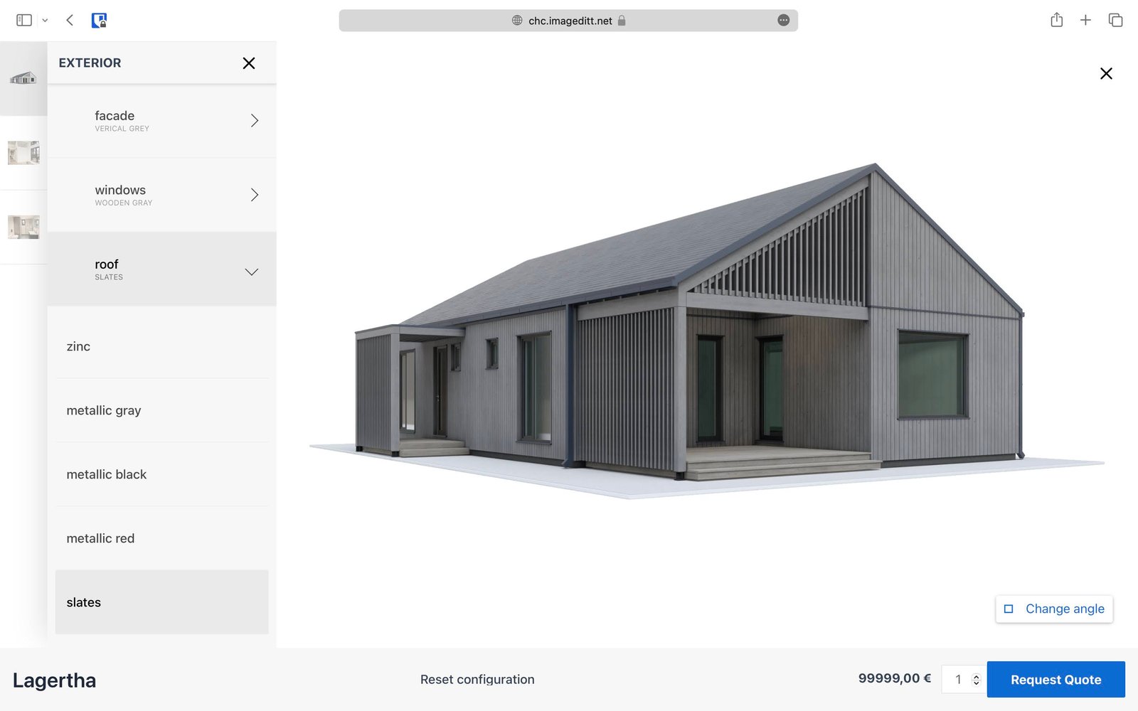 WordPress configurator demo preview